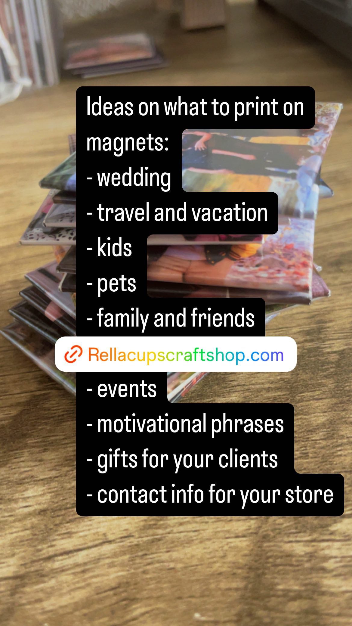 Is Now live! Collection: Custom Photo Magnets