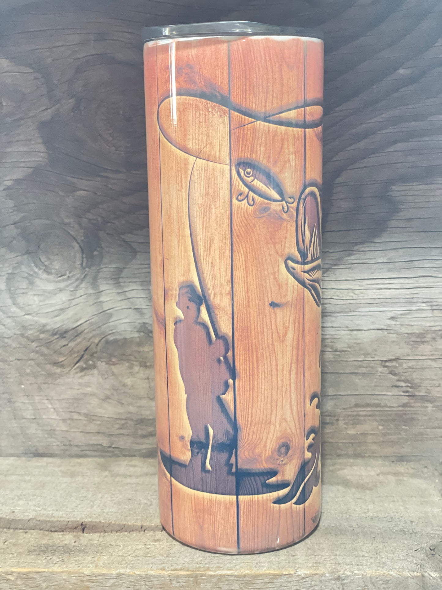 20oz tumbler fisherman