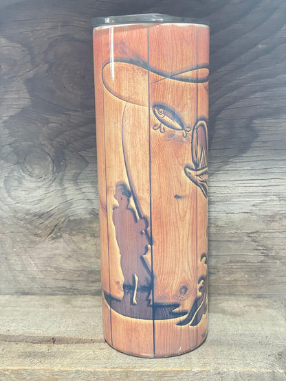 20oz tumbler fisherman